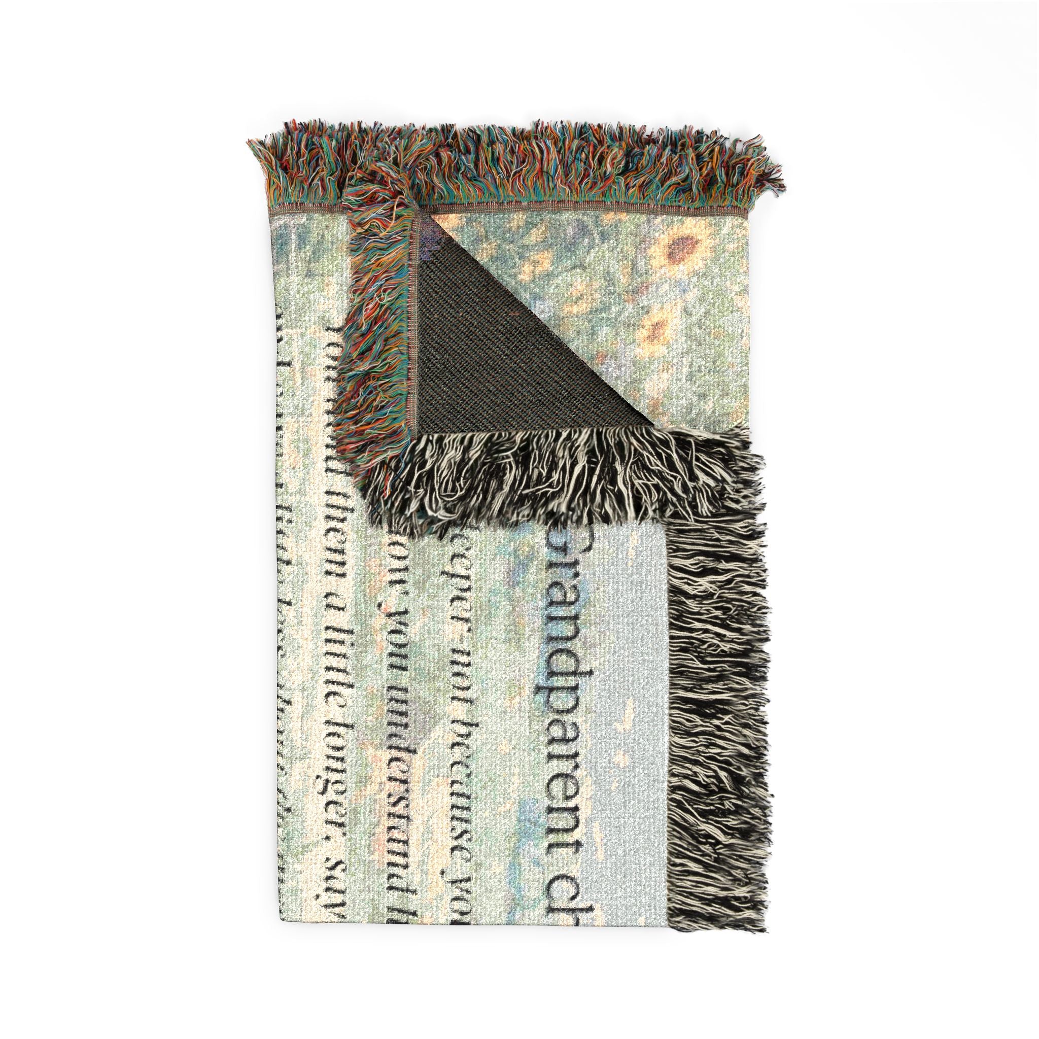 Being a Grandparent Changes You – Keepsake Woven Blanket