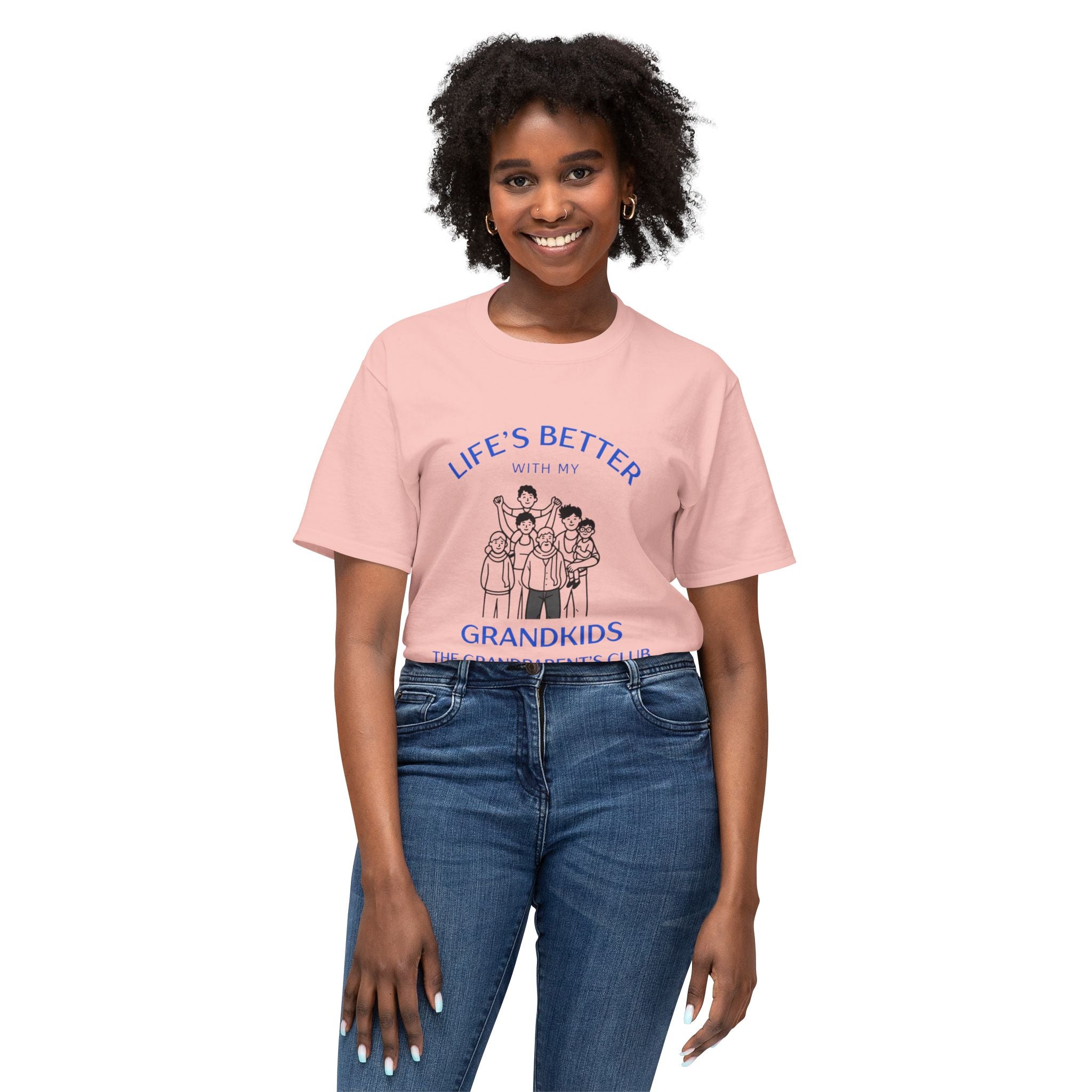 T-Shirt — "Life's Better With My Grandkids" Grandparents Club Tee
