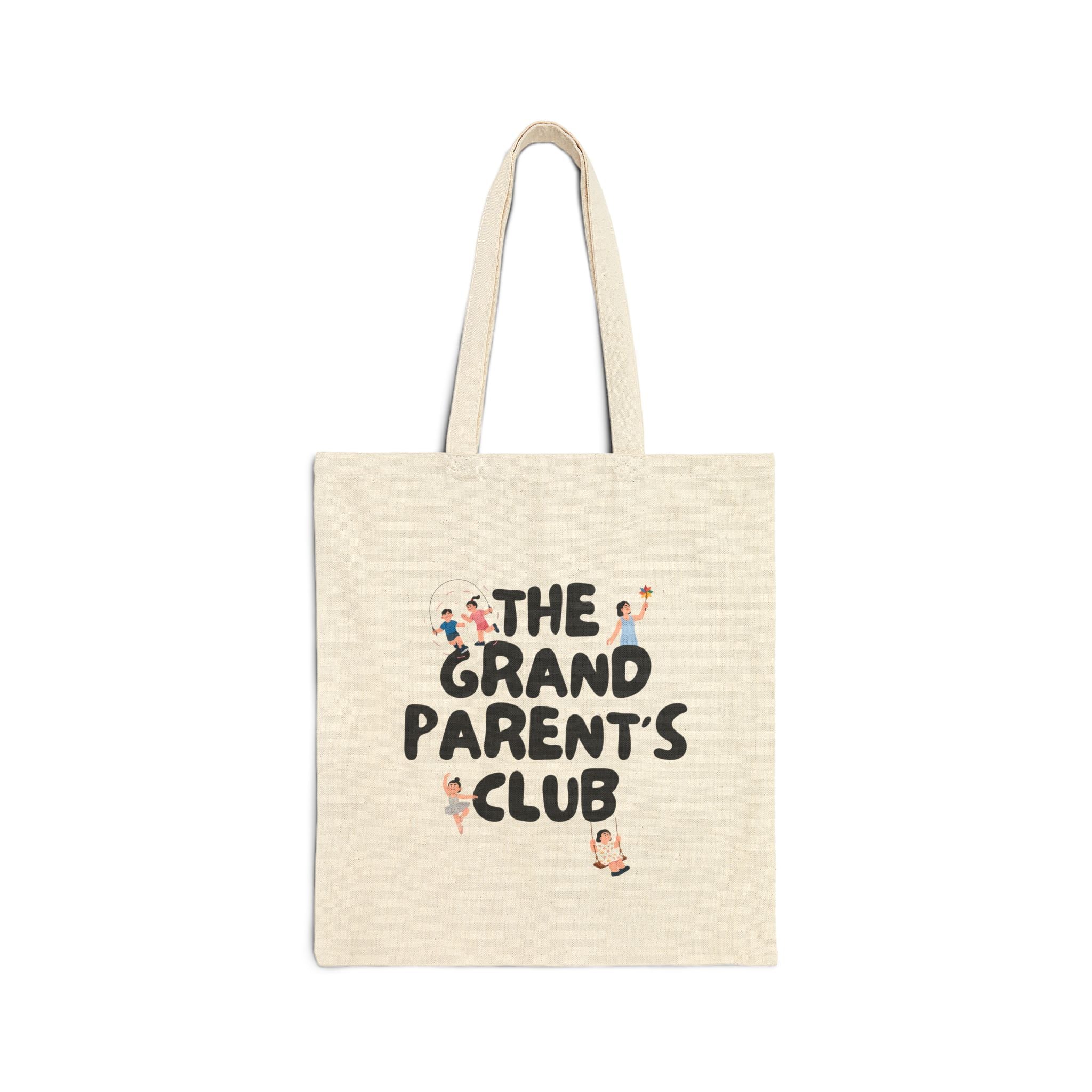Grandparent's Club Canvas Tote Bag
