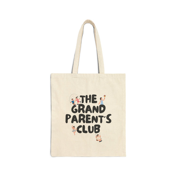 Grandparent's Club Canvas Tote Bag